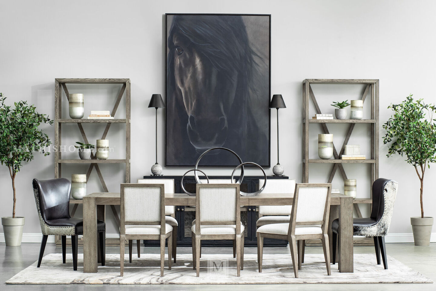 Linville Falls in Modern Dining